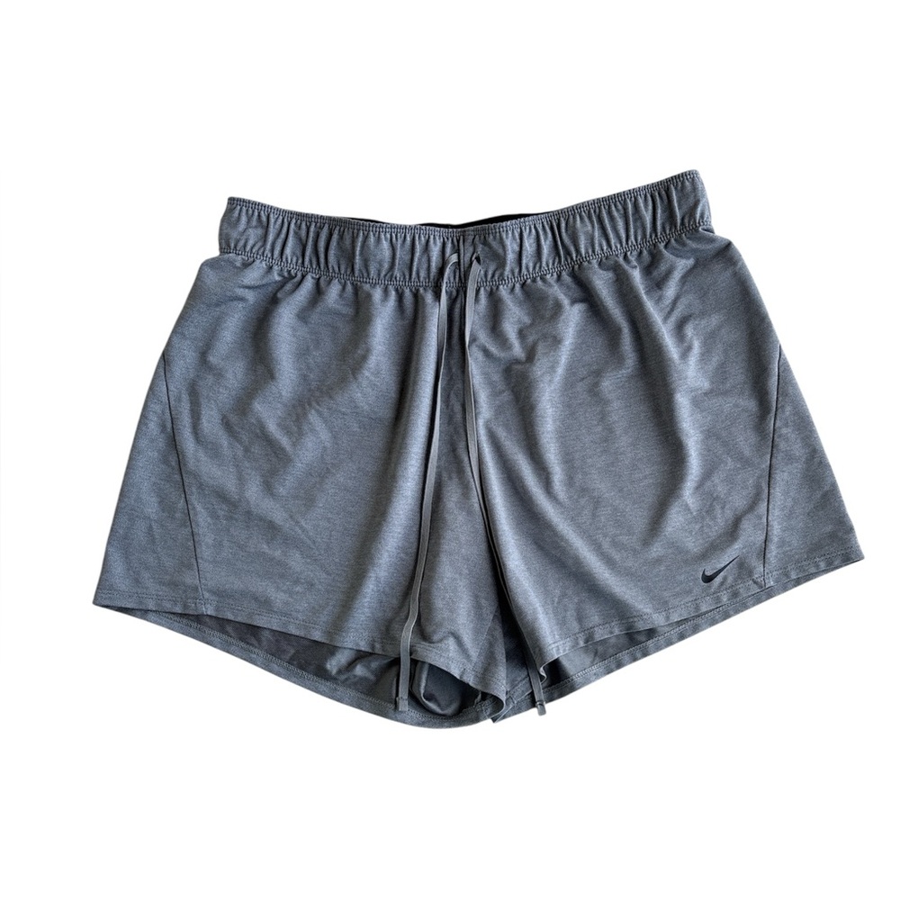 Nike Womens Gray Lightweight Running Jog Outdoors Workout Gym Shorts Size L
